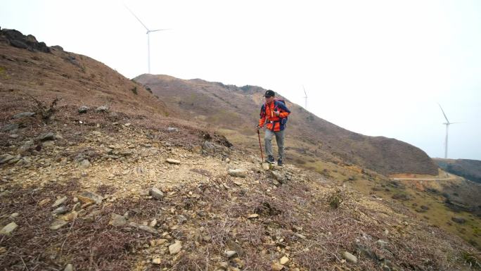 登山攀登梦想追求野外探险探索