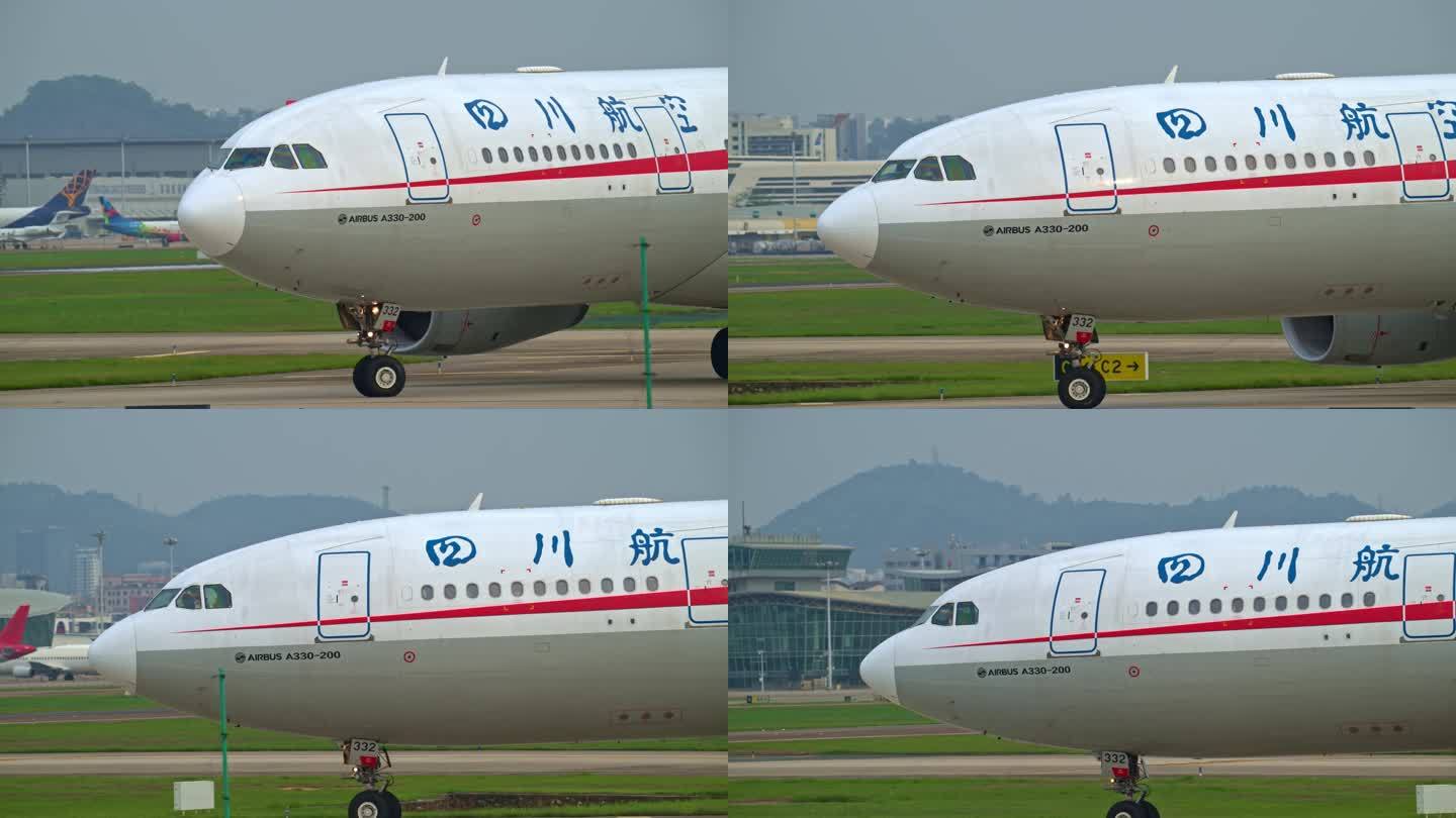 4K深圳宝安飞机场客机8
