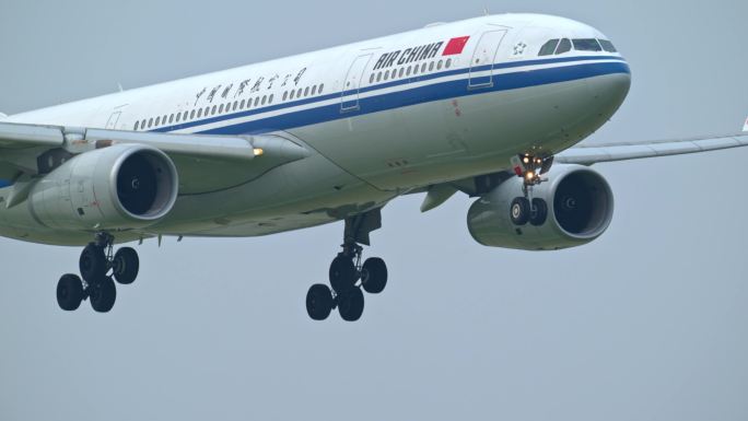 4K深圳宝安飞机场客机6