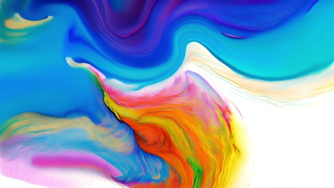 创意彩墨绚丽色彩水墨艺术抽象流动背景4