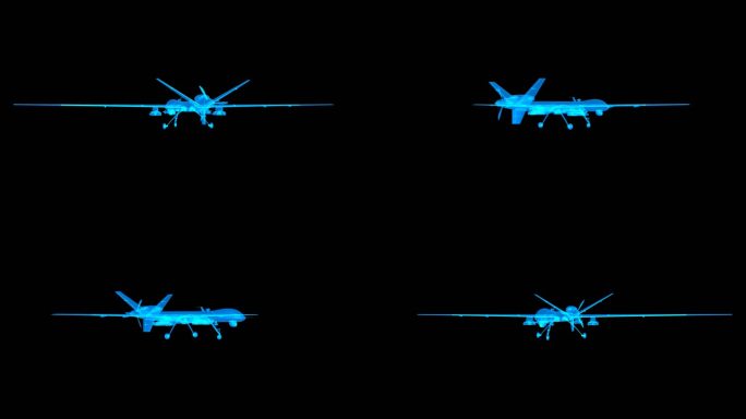 全息无人机军用无人机现代无人机