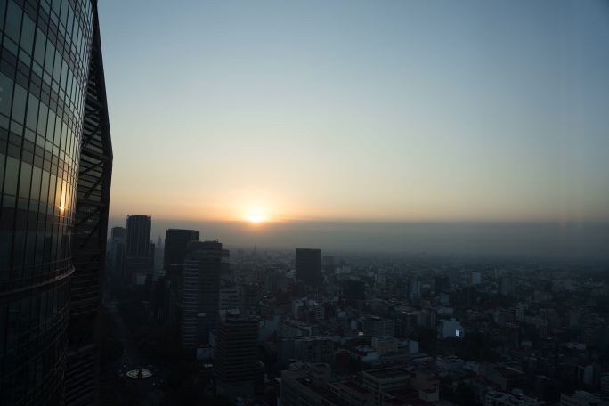 墨西哥滴滴总部33层俯瞰墨西哥城