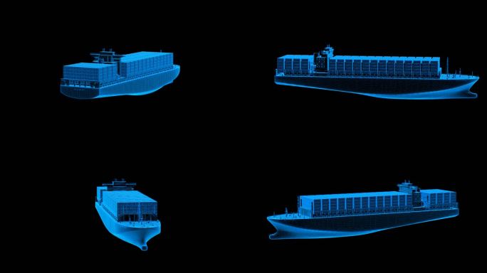 （内含AE工程） 全息集装箱货轮