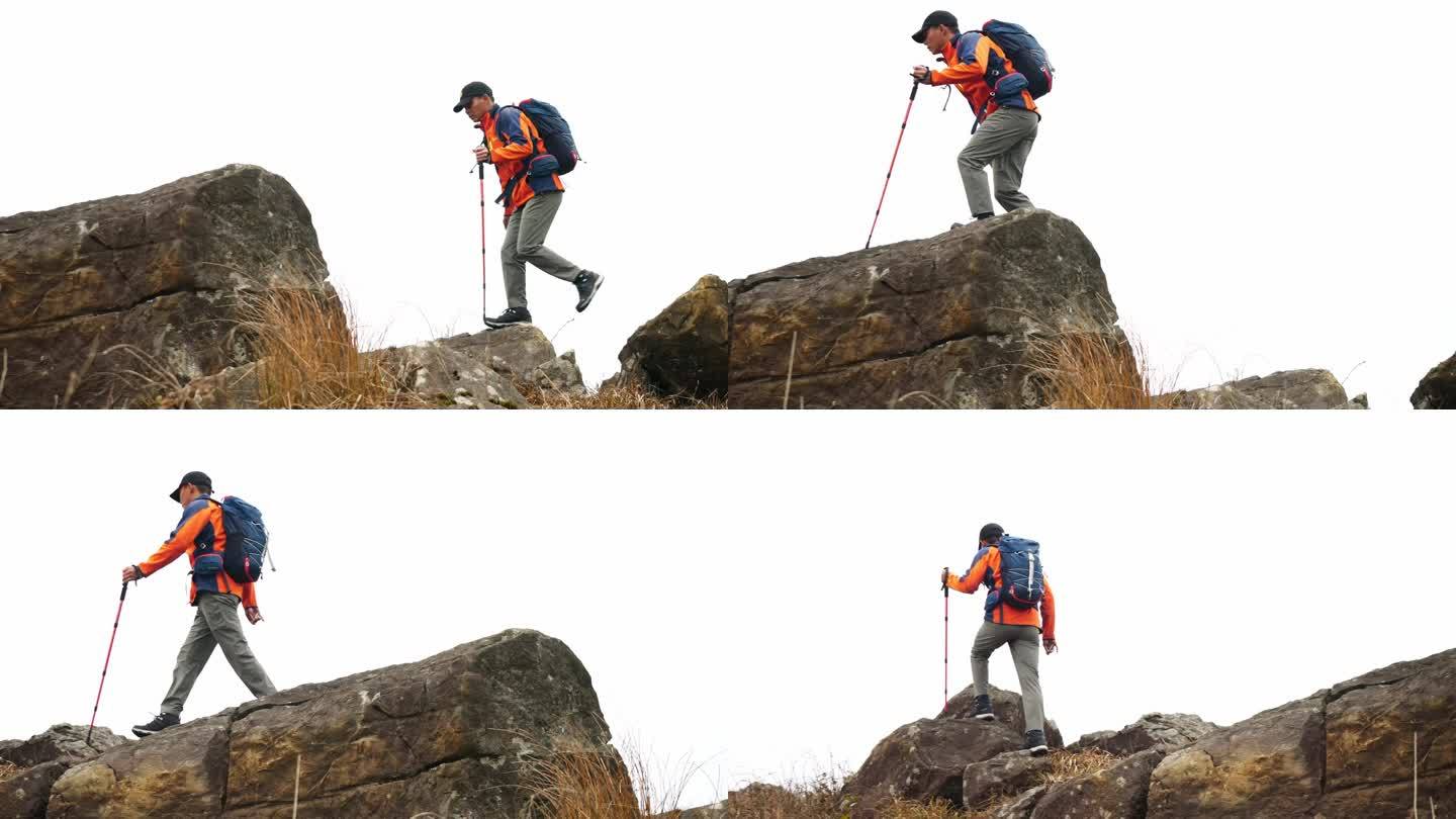 登山风景人物