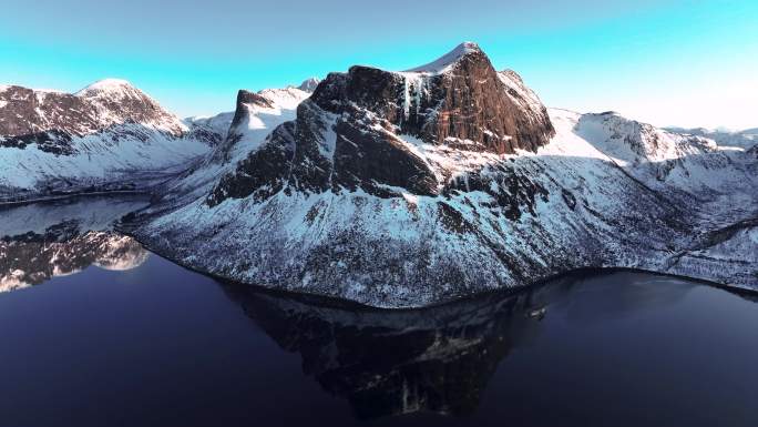 4K航拍挪威塞尼亚岛风光无限