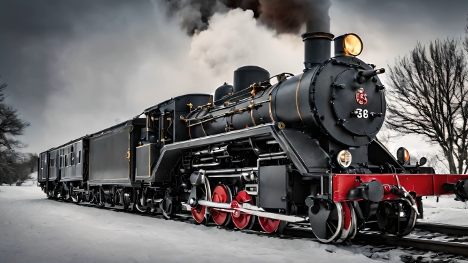 蒸汽时代 火车 蒸汽火车蒸汽机车煤炭