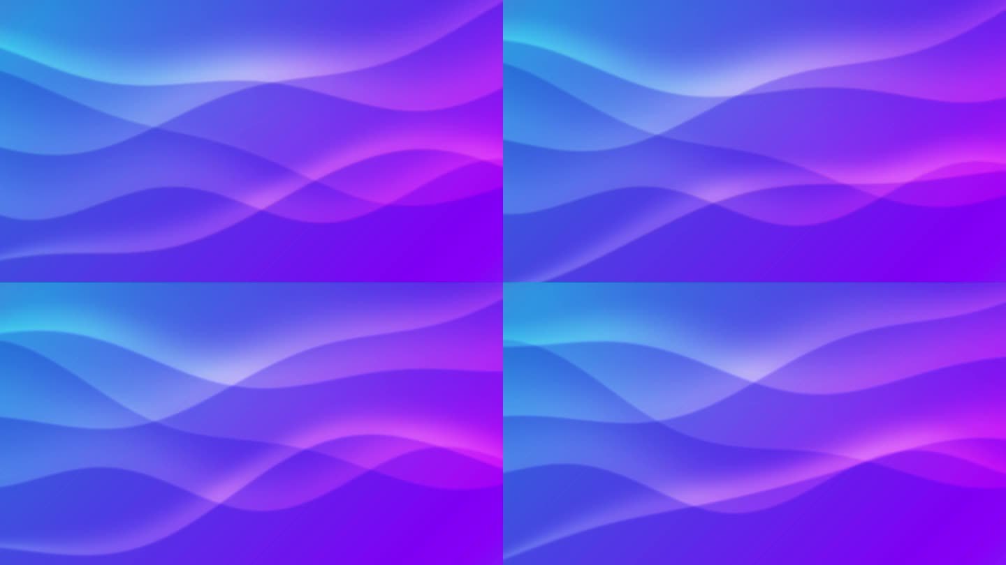 波浪线条曲线抽象渐变蓝紫背景