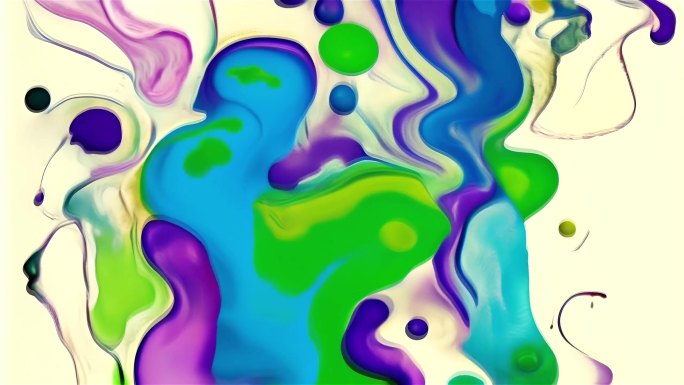 创意彩墨绚丽色彩水墨艺术抽象流动背景2