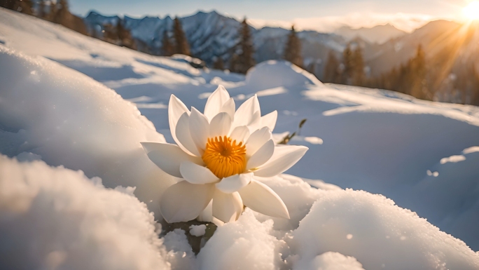 雪莲花  天山雪莲