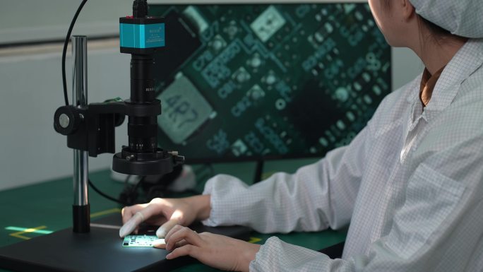 芯片 高科技 显微镜 科研 研发 实验室