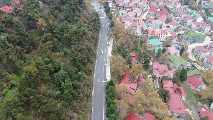 航拍江西庐山风景区