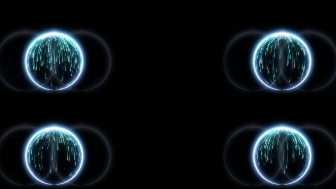 粒子光圈 舞蹈背景 粒子光线球 气泡