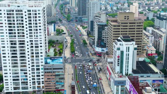 浙江省宁波市江北区老外滩外滩大桥街景余姚