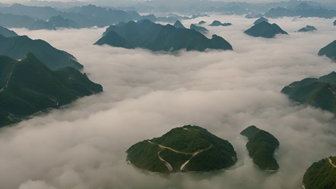 江河云海山脉