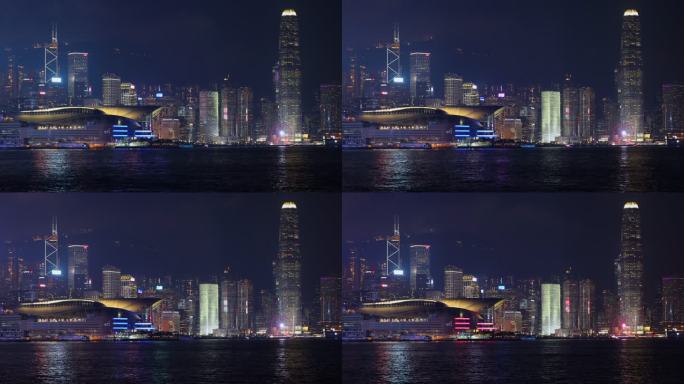 香港会展 IFC 夜景