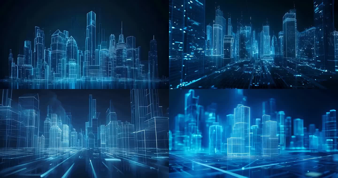 城市建设科技商务视频