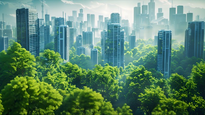 绿色城市碳中和生态