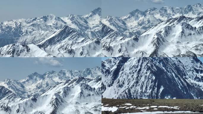 4K 川西 雪山大山 震撼 风景