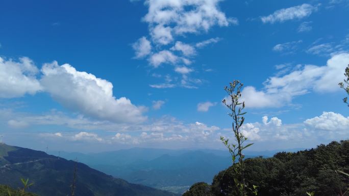 山云天空延时视频