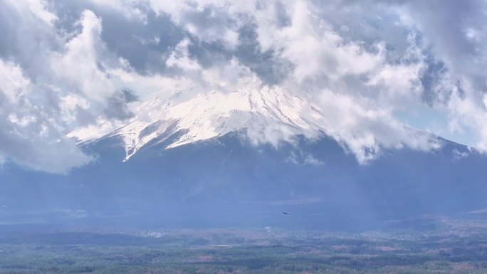 日本富士山河口湖高清延时摄影