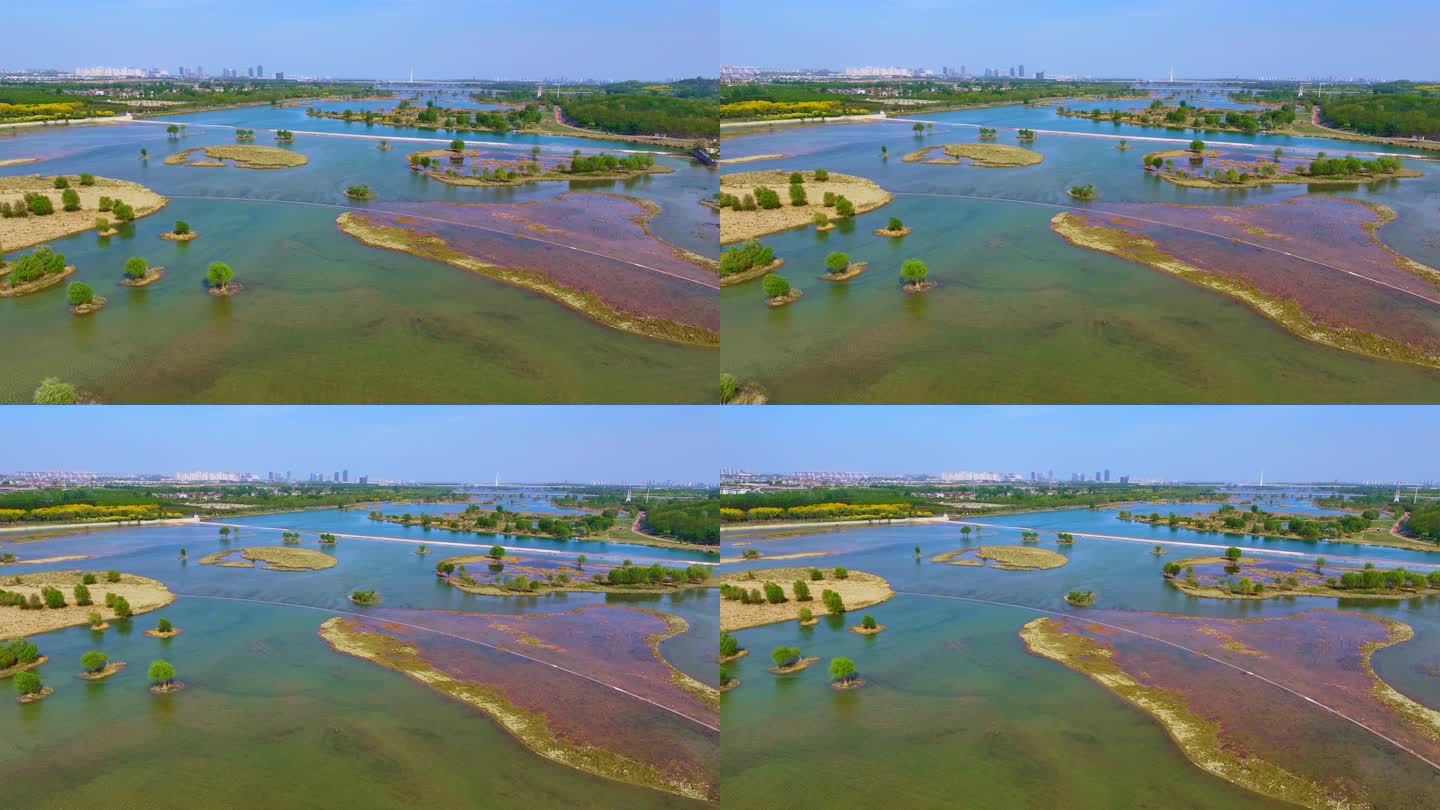 石家庄滹沱河湿地水系