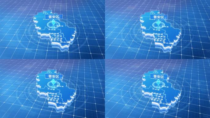 晋安区蓝色三维科技区位地图