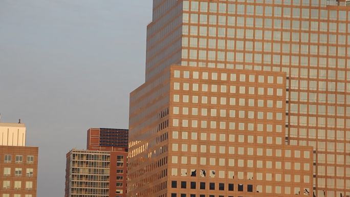 美国华盛顿纽约地标性建筑雕像街头空镜