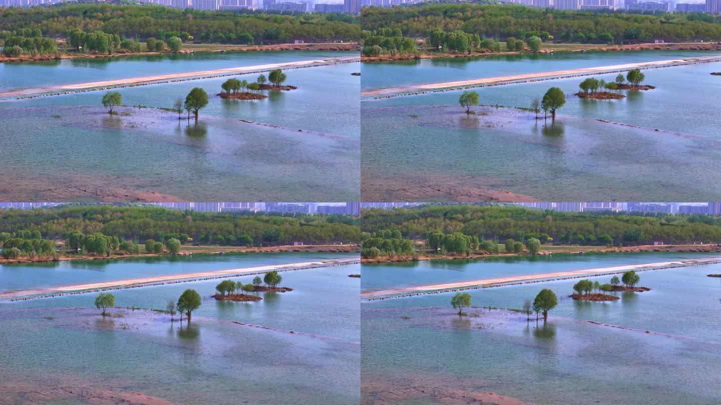 石家庄滹沱河湿地水系