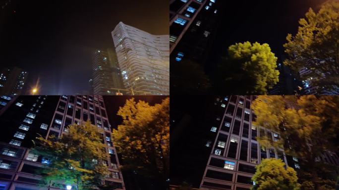 城市马路街头夜景视频素材6