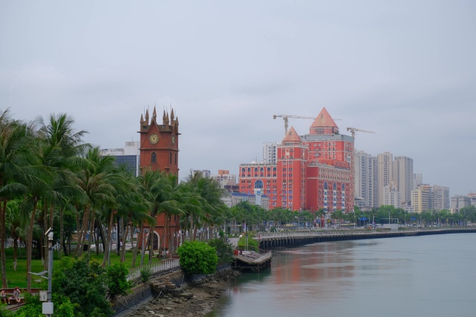 海南海口地标钟楼