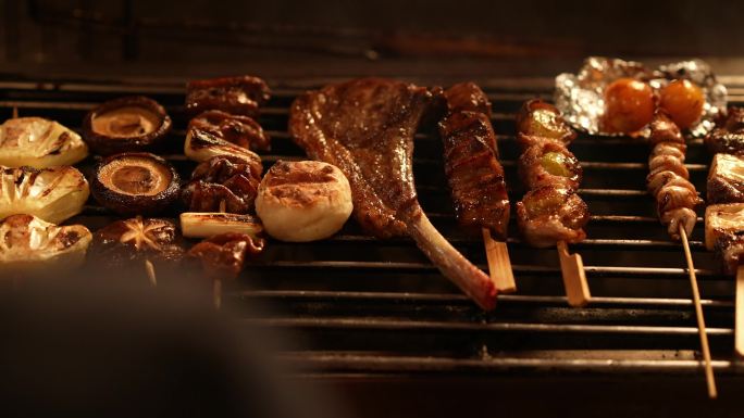 烧烤 烤肉串 人间烟火 夜市小吃