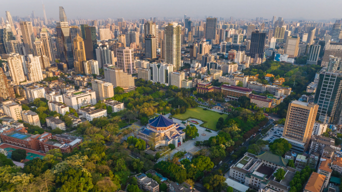 4k广州市政府广东省政府中山纪念堂