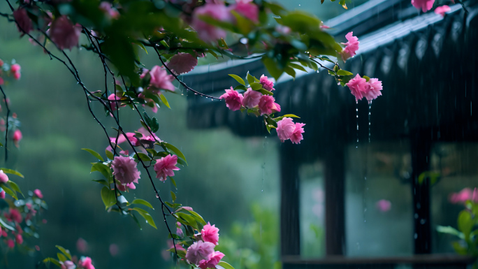 春暖花开 春至森林春天下雨清明