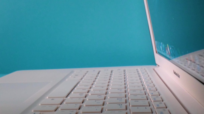 电子产品数码产品苹果电脑键盘特写视频素材