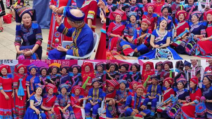 广西壮族三月三 传统对山歌 民族服饰传统