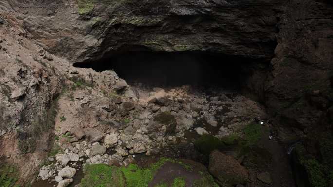 汉中地洞河天坑最美天坑喀斯特地貌户外探险