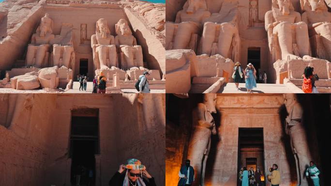 4k阿布辛贝神庙 埃及