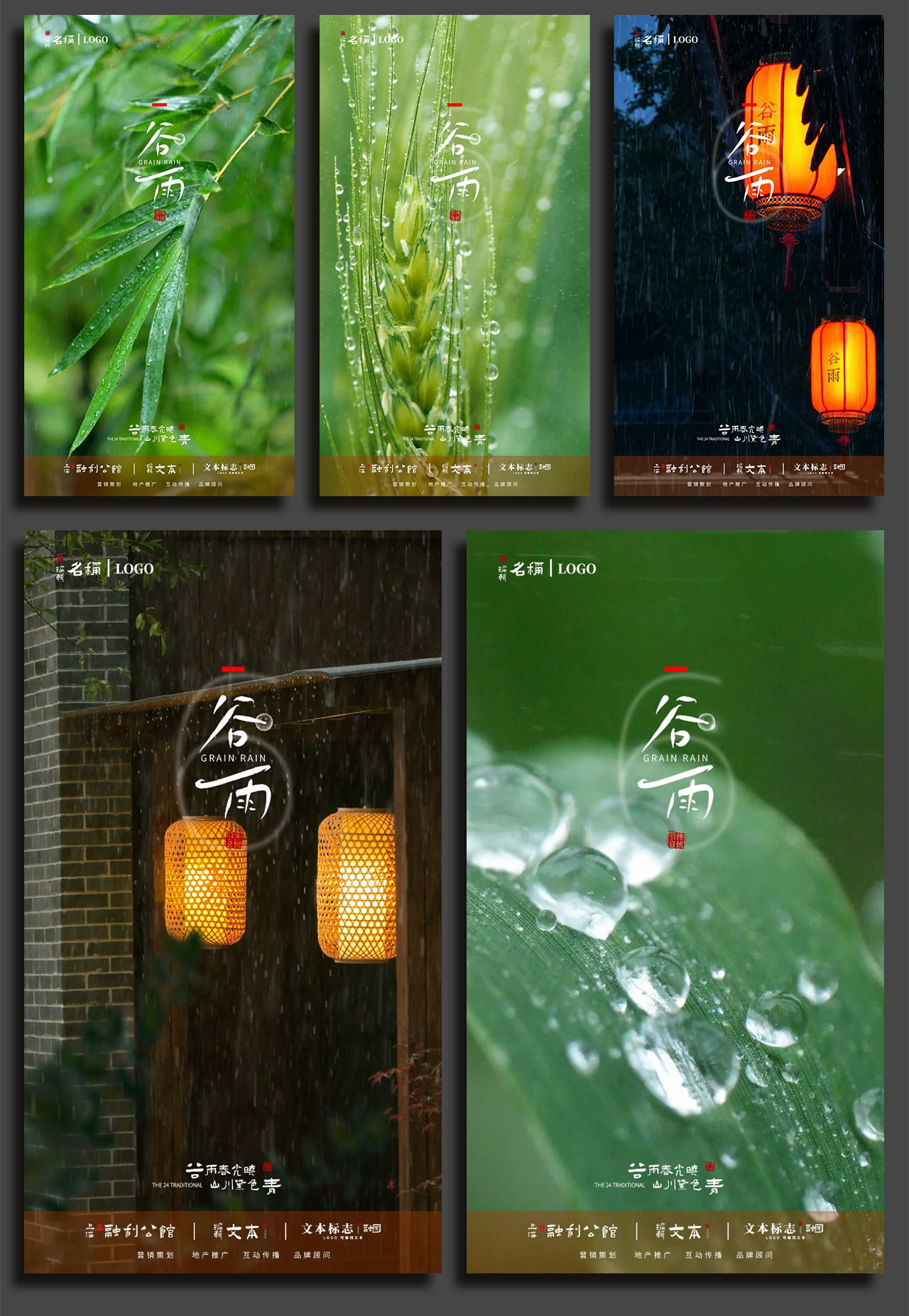 【原创拍摄可商用】创意谷雨节气 AE模板