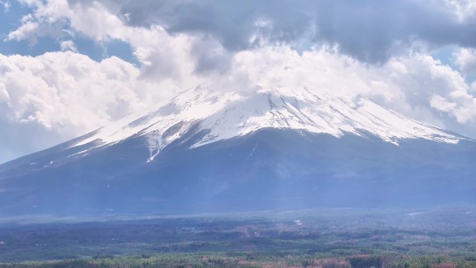 日本富士山河口湖高清延时摄影