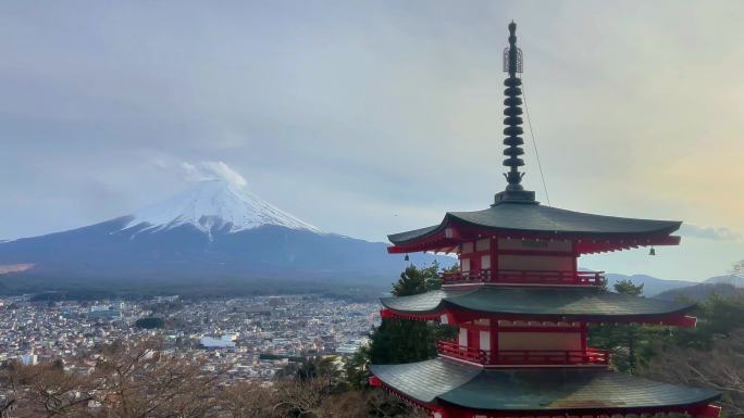 日本富士山景观