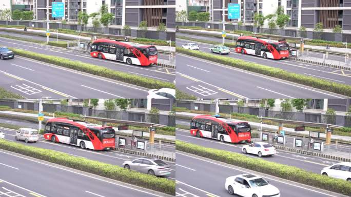 4K城市BRT快速公交