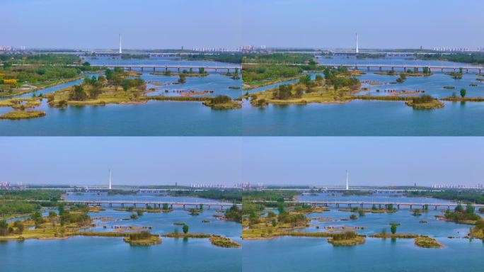 石家庄滹沱河湿地水系