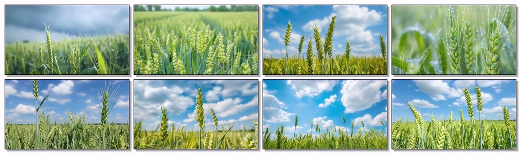 麦浪麦田小麦芒种小满夏至庄稼农业收获