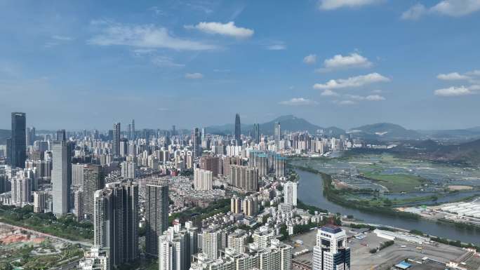 深圳城区航拍