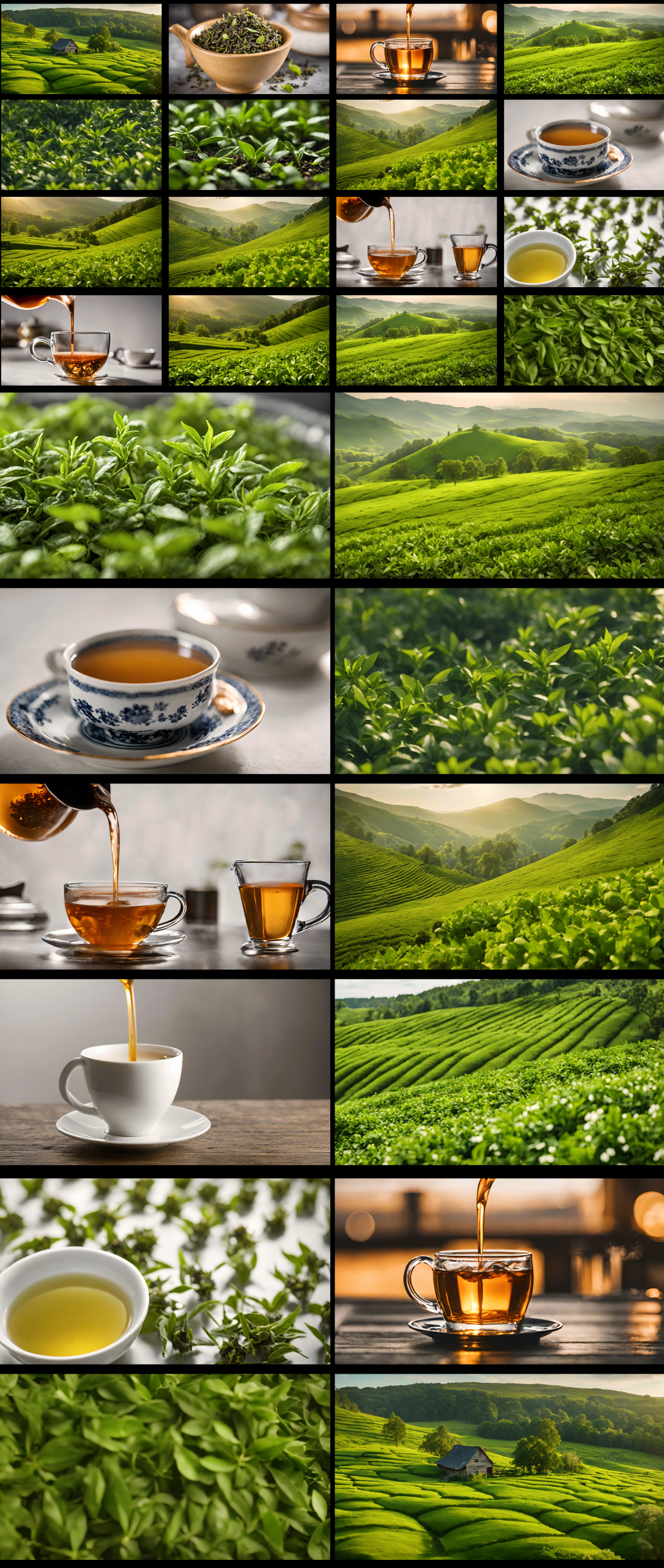 茶叶茶红茶采茶茶道泡茶倒茶茶山茶园