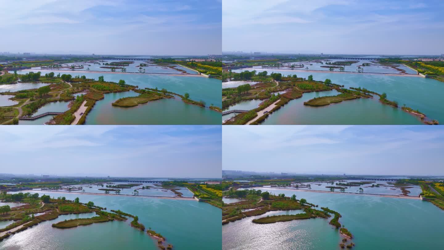 石家庄滹沱河湿地水系