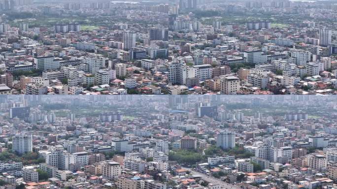 4K-Log-航拍海南东方市全景，东港路