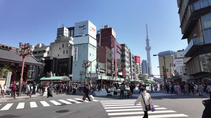 日本东京街道