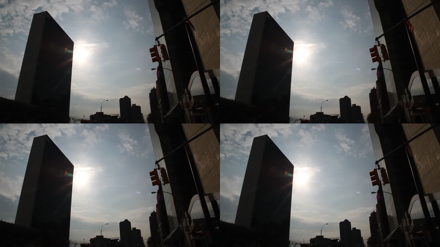 美国地标大厦空镜