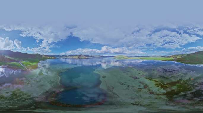 西藏羊卓雍措圣湖VR360全景飞越